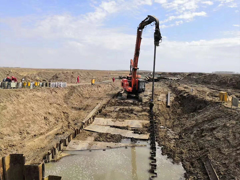 Case5 of Linear steel sheet piling